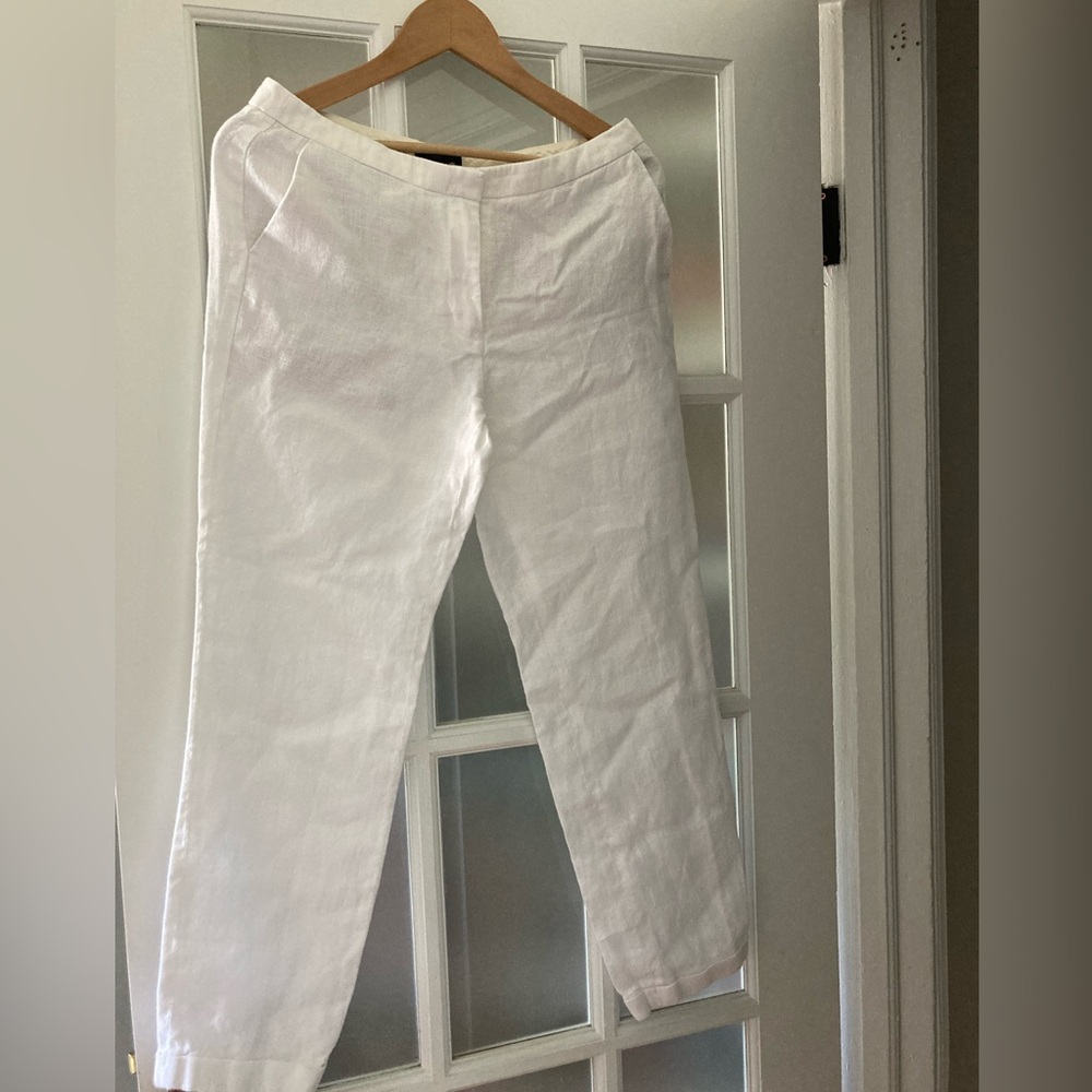 White Linen Pants